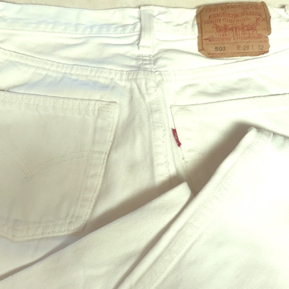 white button up jeans